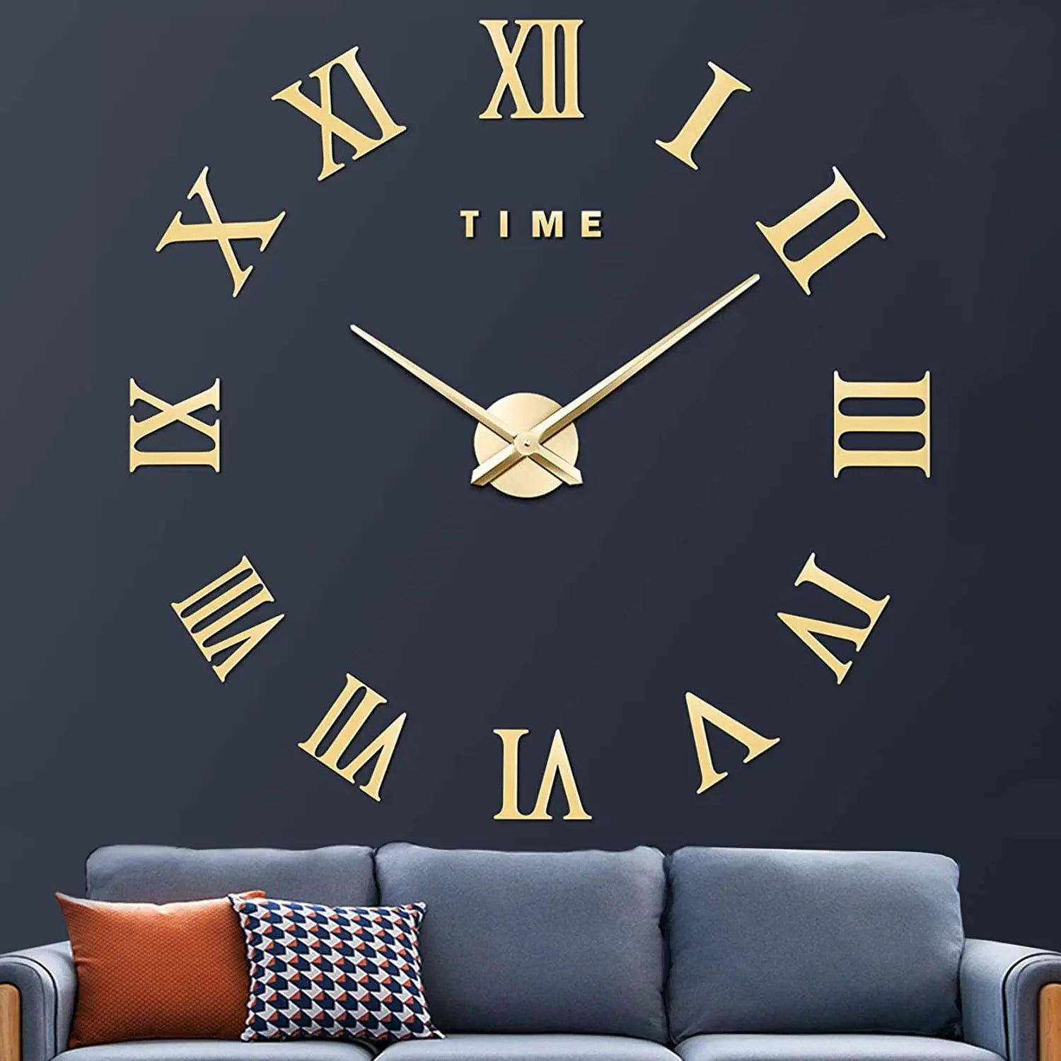 New Modern Design Large Wall Clock 3D DIY Quartz Clocks Fashion Watches Acrylic Mirror Stickers Living Room Home Decor Horloge