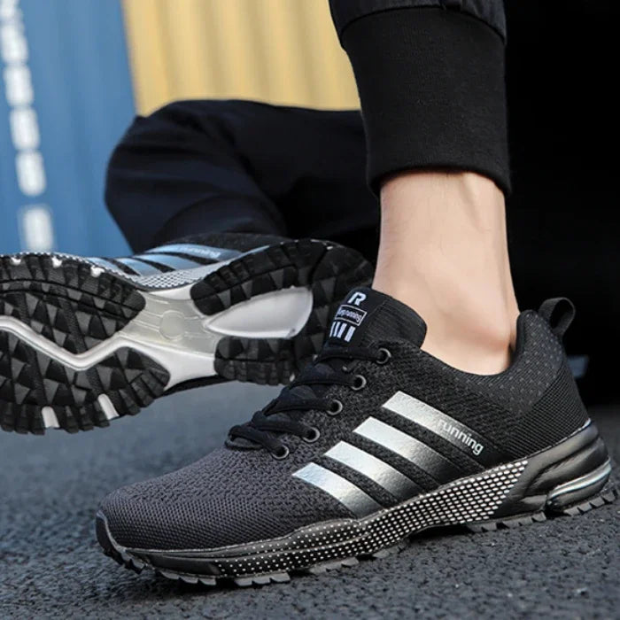 Men Shoes Comfortable Non-Slip Stable Shock Absorption Light Couple Shoes and Men's Sneakers Mesh Breathable Casual Basket Homme