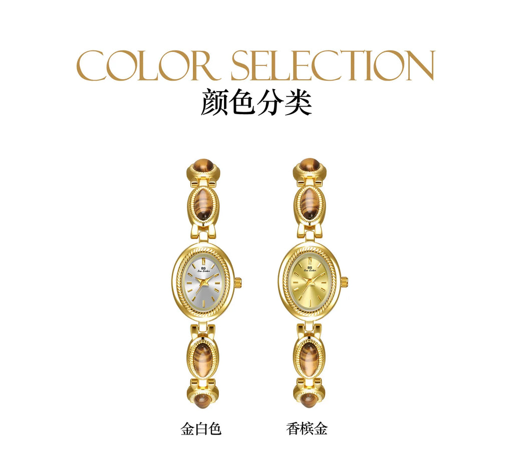 Women Bracelet Watches For Ladies Wrist Watches 2025 Top Brand Luxury relogio feminino Gold Oval Rhinestone dropshipping Fashion