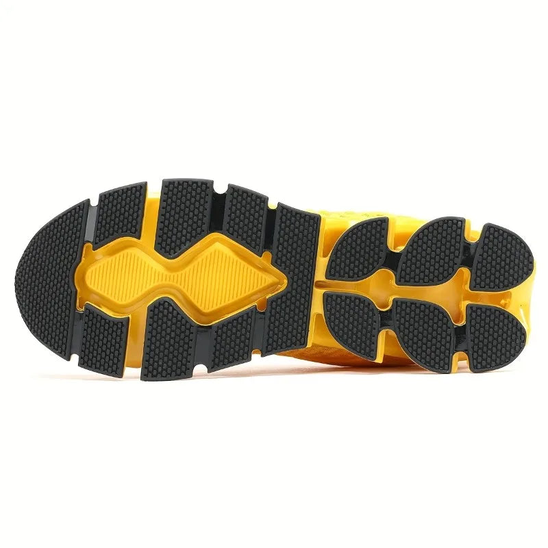 1 Pair Large Size Running Shoes for Men Antiskid Damping Cool Outsole Walking Trekking Leisure Summer Running Zapatills Sneakers