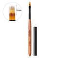 Gradient Nail Art Brush Acrylic Nail Ombre Pen DIY UV Gel Brushes Painting Drawing Flowers Nails Brush Manicure Tools for Salon