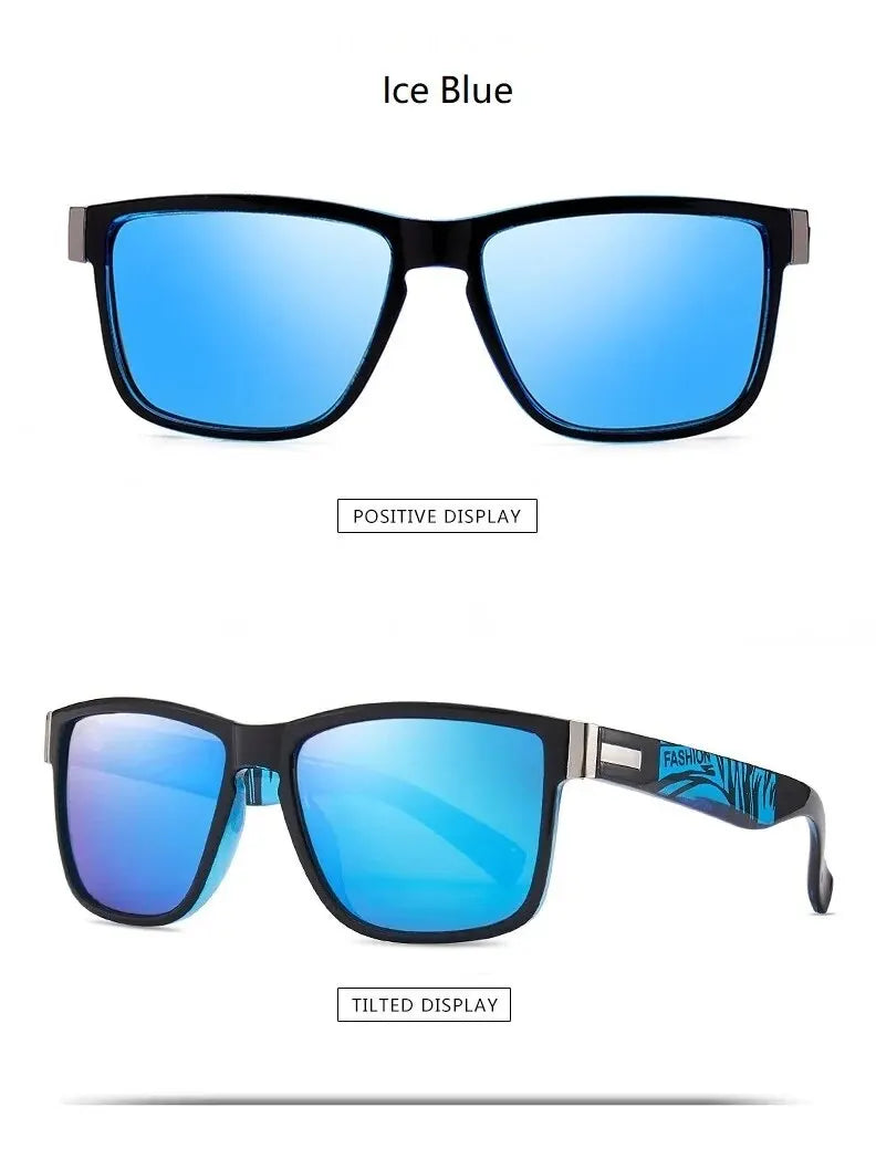 Fashionable Men Women Sunglasses Luxury Brand Designer Sun Glasses Vintage Square Driving Fishing Man Eyewear