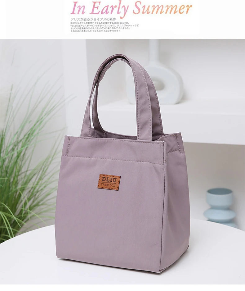 Large Capacity Insulated Lunch Bag – Aluminum Foil Thermal Tote