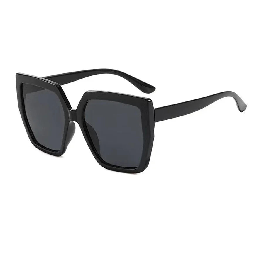 Vintage Oversized Square Sunglasses Women For Men Classic Big Frame Trending Sun Glasses UV400 Luxury Brand Designer Eyeglasses