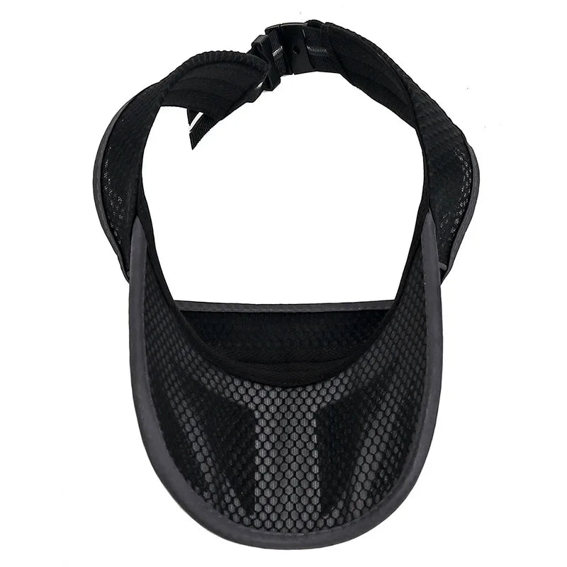 Unisex Adjustable Sun Cap Outdoor Sports Sun Protection Hollow Top Hat for Summer Holiday Outdoor Party