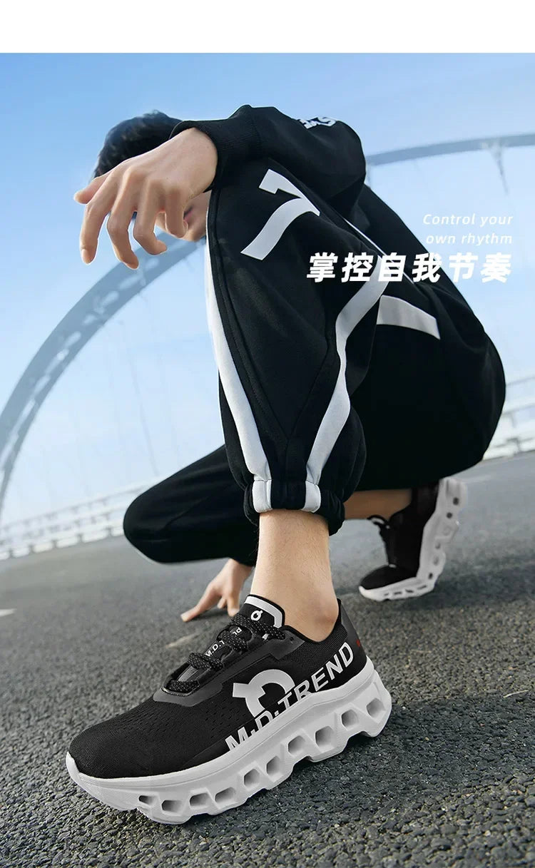 Men Sports Shoes Luxury Casual Sneakers Mesh Running Shoes Summer Lightweight Platform Fashion Basketball Walking Shoes for Men