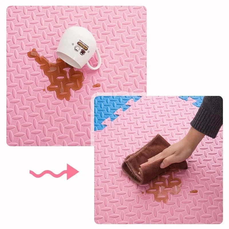 Baby Foam Play Mat 12pcs – Interlocking Puzzle Floor Tiles 30x30cm Soft Kids Carpet