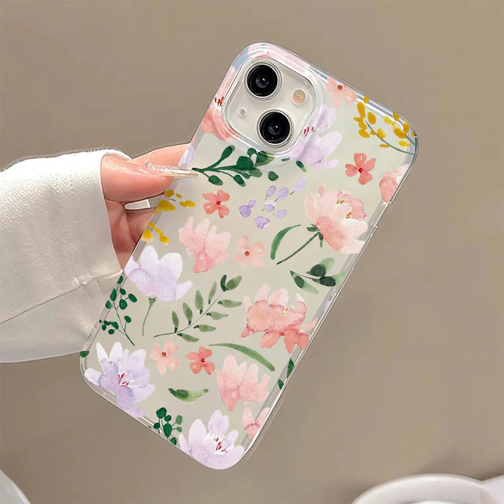 Transparent Matte Cases For iPhone 17 16 15 Case iPhone 16 Pro Max 15 14 12 11 13 Air Fundas Shockproof Cover Soft Phone Bumper