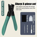 Thick Nail Clippers Set Splash Resistant False Nails Cutter Professional Nail Plier Pedicure Tools for Nail Tip Manicure Tools