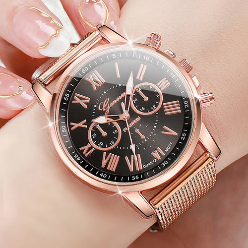 2PCS Women's Watches Fashion Plastic Band Analog Quartz Watch Setï¼ˆWithout Boxï¼‰