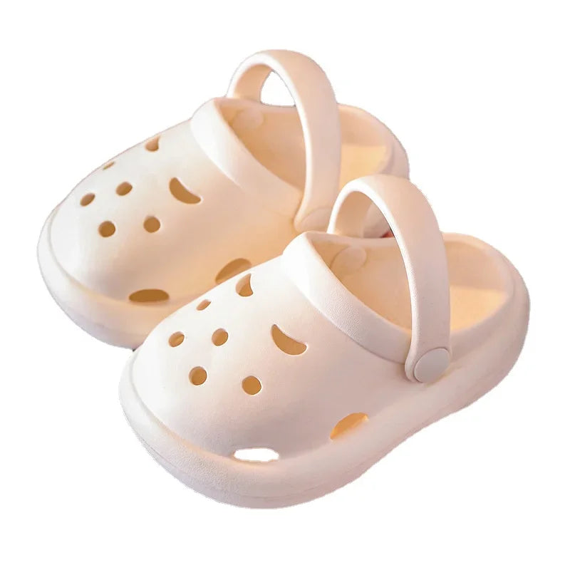 Boys Girls Summer Kids Clogs Children's Hole Shoes Infant Indoor Slippers Non-Slip Beach Sandals Toddler Baby Home Shoes