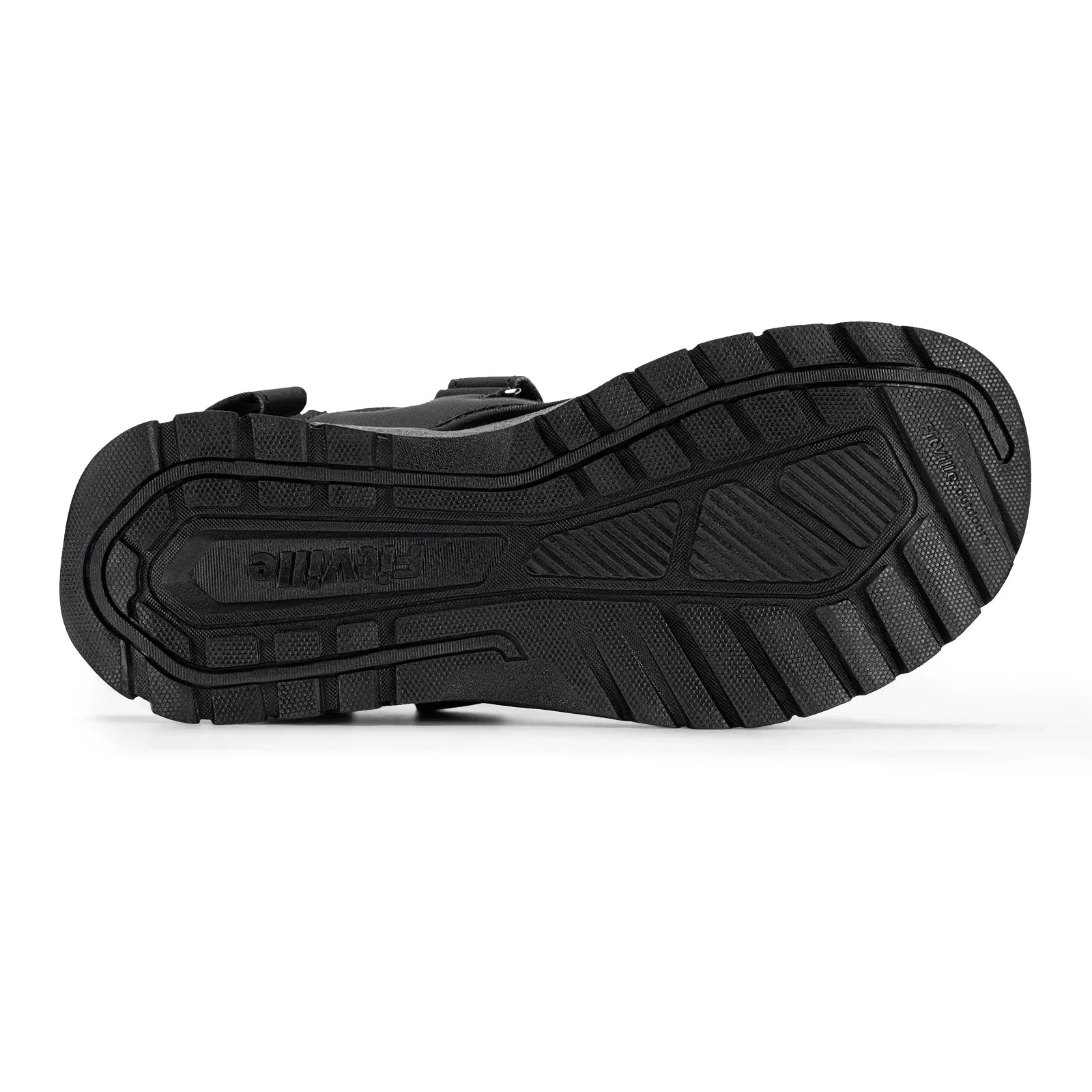 FitVille Mens Sandal Wide Toe Box Walking Athletic Sandals For Men With Arch Support Cushion Slip-Resistant Beach Sandals