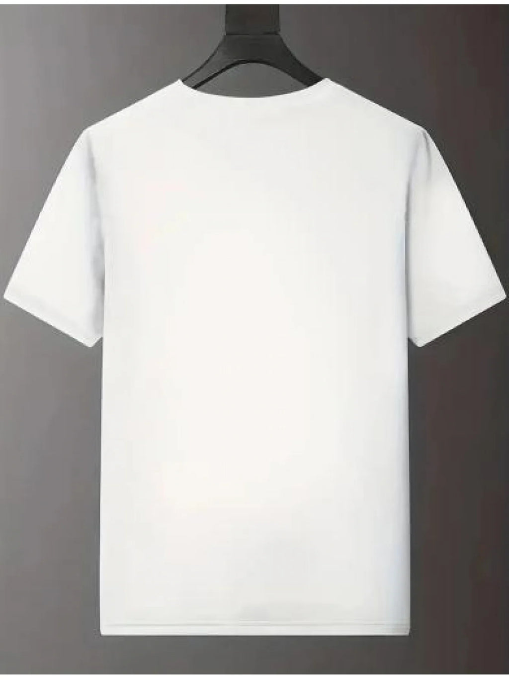 Men's summer 100% pure cotton casual fashionable loose geometric animal letter pattern casual round neck short sleeved T-shirt