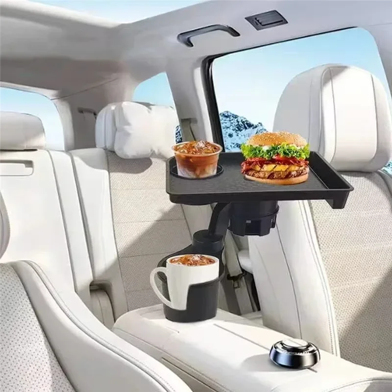 Portavasos Universal para Auto 360° – Organizador Doble Ajustable