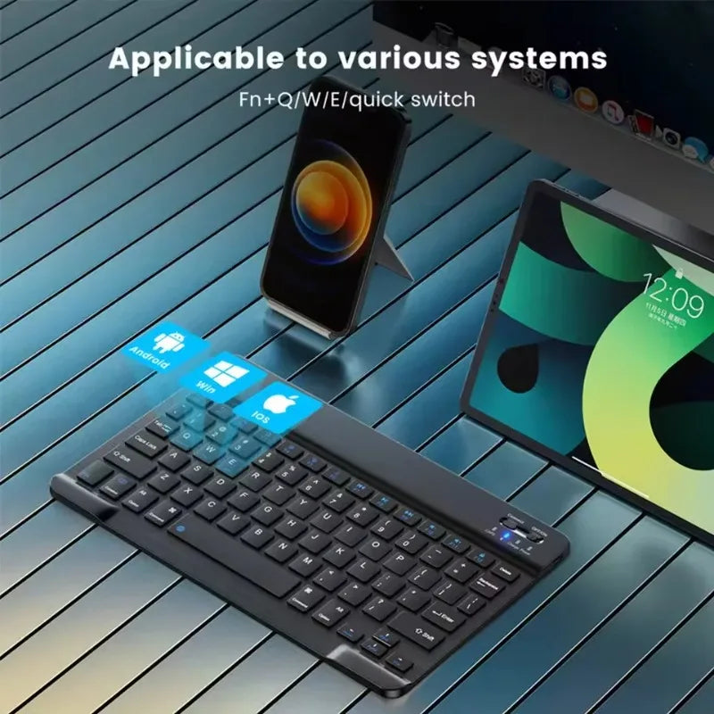 Wireless Bluetooth Keyboard & Mouse Combo – Compatible with iOS, Android, Windows & iPad