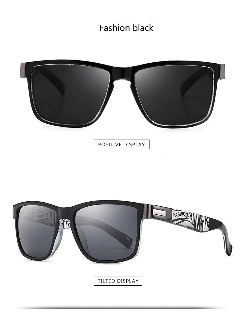 Fashionable Men Women Sunglasses Luxury Brand Designer Sun Glasses Vintage Square Driving Fishing Man Eyewear