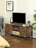VASAGLE Lowboard TV wardrobe, 2 cabinets and 2 shelf levels, width 110cm