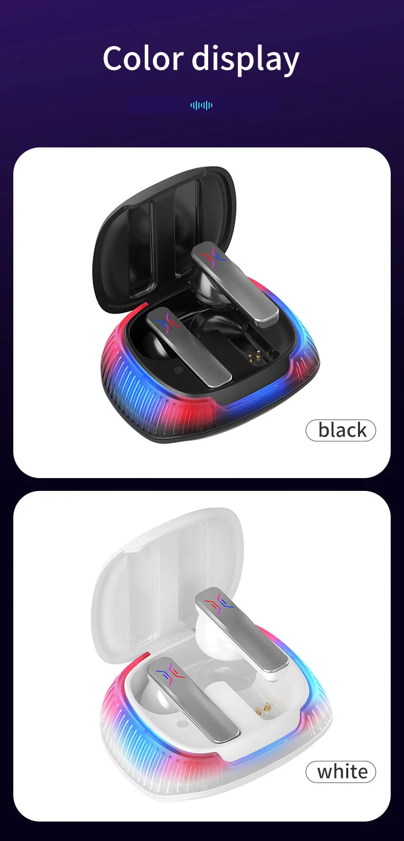 AI conversion original 74 languages intelligent real-time voice translation Translation headset, 4 translation modes