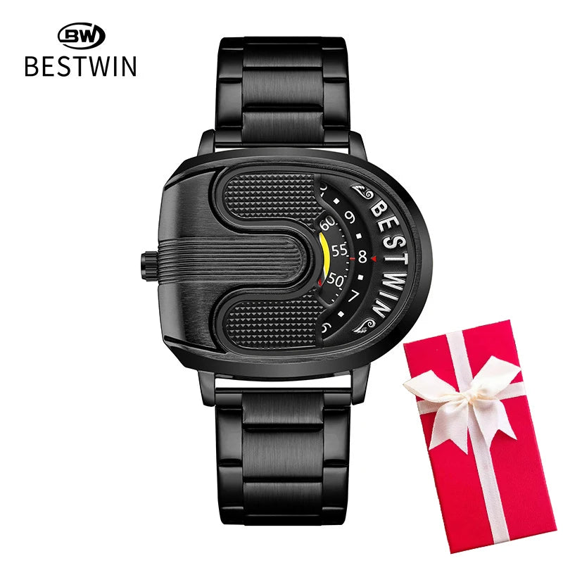 Luxury Original Men Watches Sports Golden Quartz Gold Men's Wrist Watches Steel Waterproof Watches for Mens Relogio Masculino
