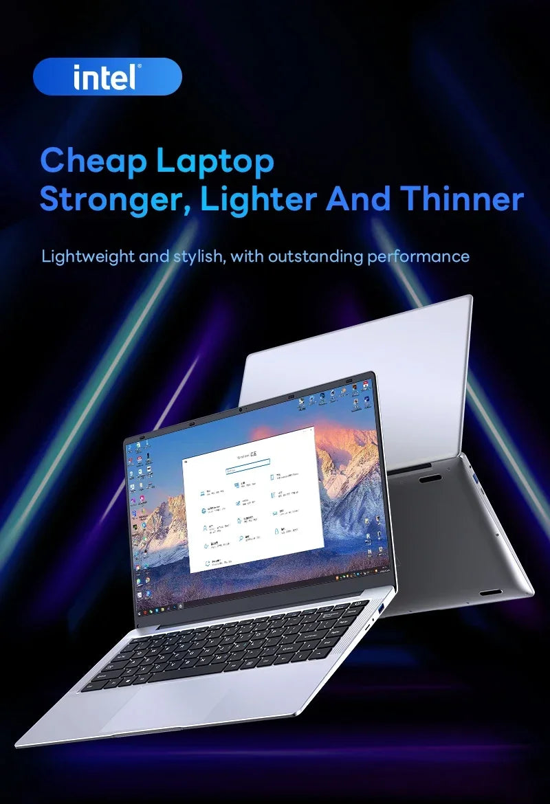 2025 Brand New Intel Core i7 8650U Laptop Windows 11 Notebook 12GB RAM 1TB 2TB SSD Office Study Laptops Notebook Computers PC