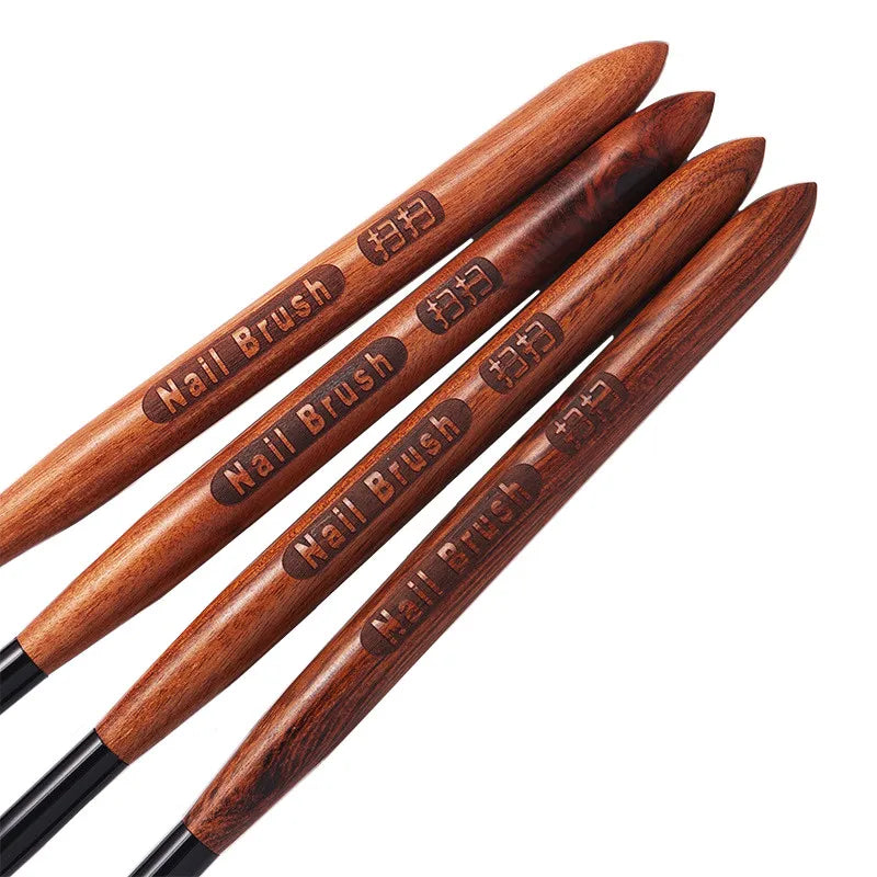 Gradient Nail Art Brush Acrylic Nail Ombre Pen DIY UV Gel Brushes Painting Drawing Flowers Nails Brush Manicure Tools for Salon