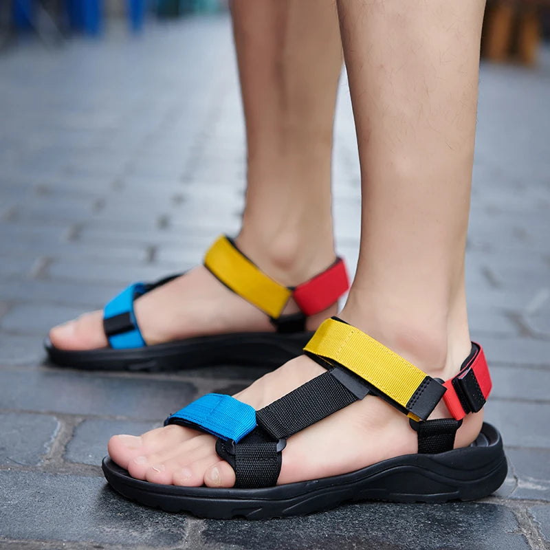 Men Sandals EVA Light Soft 2024 New Summer Casual Shoes Men Water Shoes Beach Sandals Men Couple Shoes Slippers Women Sandals