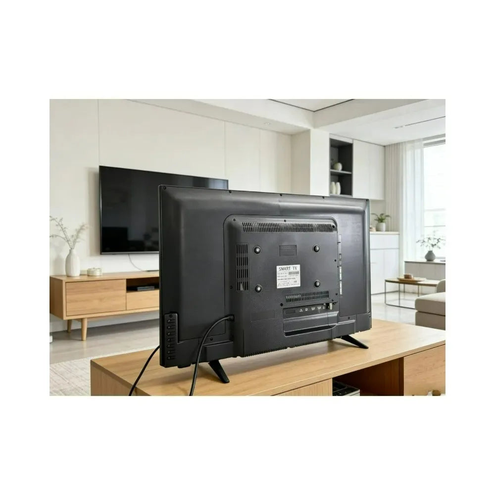 Android Smart TV 22 Inch HD LED Digital Television WiFi Built-in YouTube Netflix for Bedroom Kitchen Hotel Use