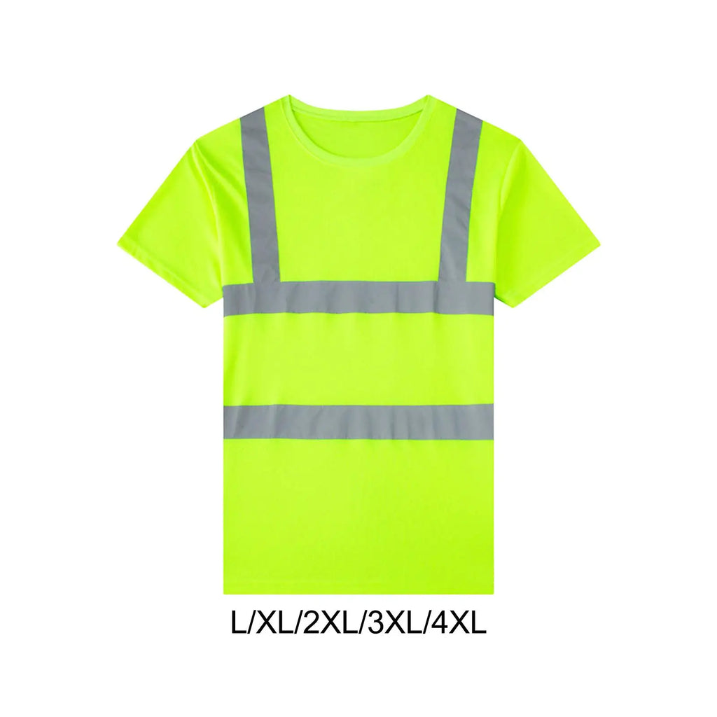 High Visibility Reflective Shirts Breathable High Visibility Short Sleeve for