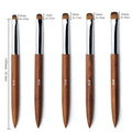 5pcs French Nail Brush Sandalwood Handle Acrylic Drawing Rhinestone Gel Painting Manicure Tool 8-16