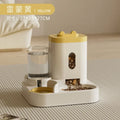 Automatic Pet Feeder with Water Fountain – Dog & Cat Food Bowl