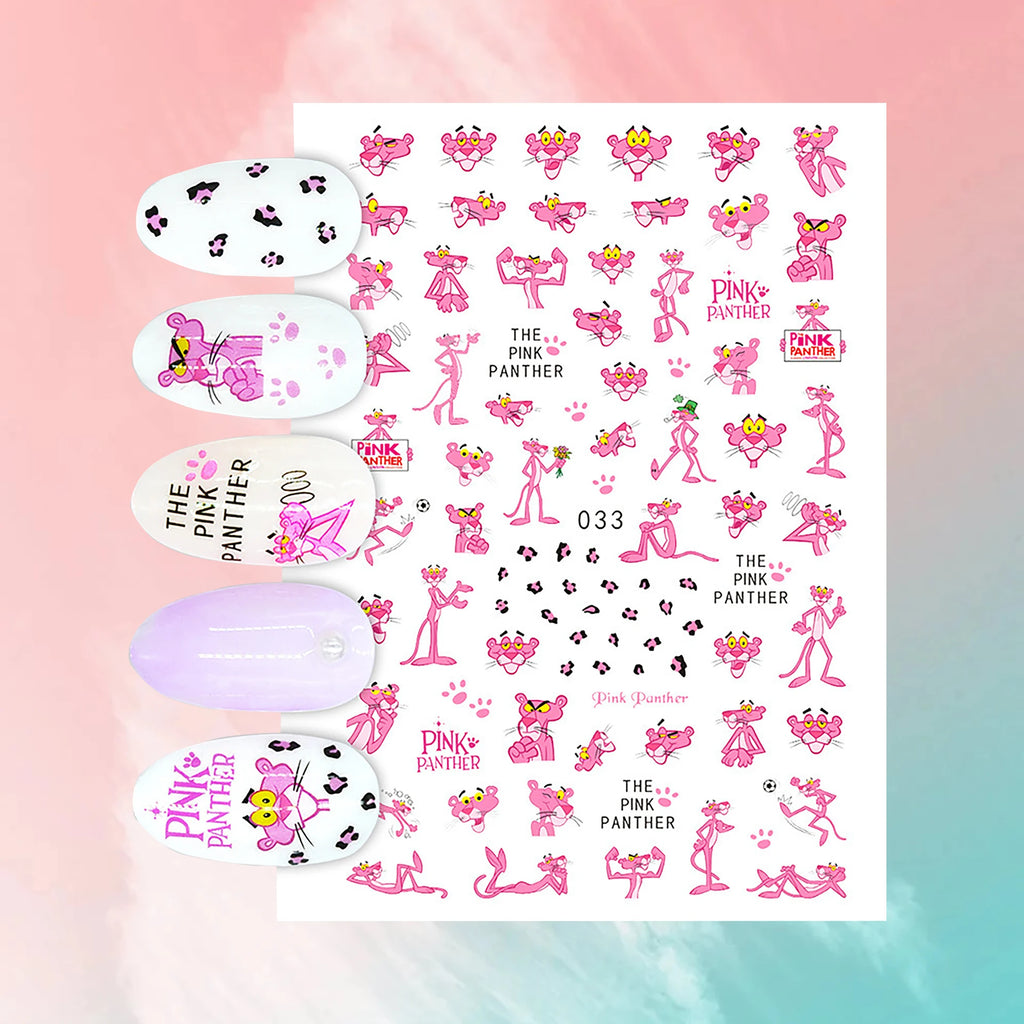 Disney Cartoon Adhesive Nail Stickers Nail Decorative Decals Nail Sliders Stitch Mickey 3D Stickers Press on Nails