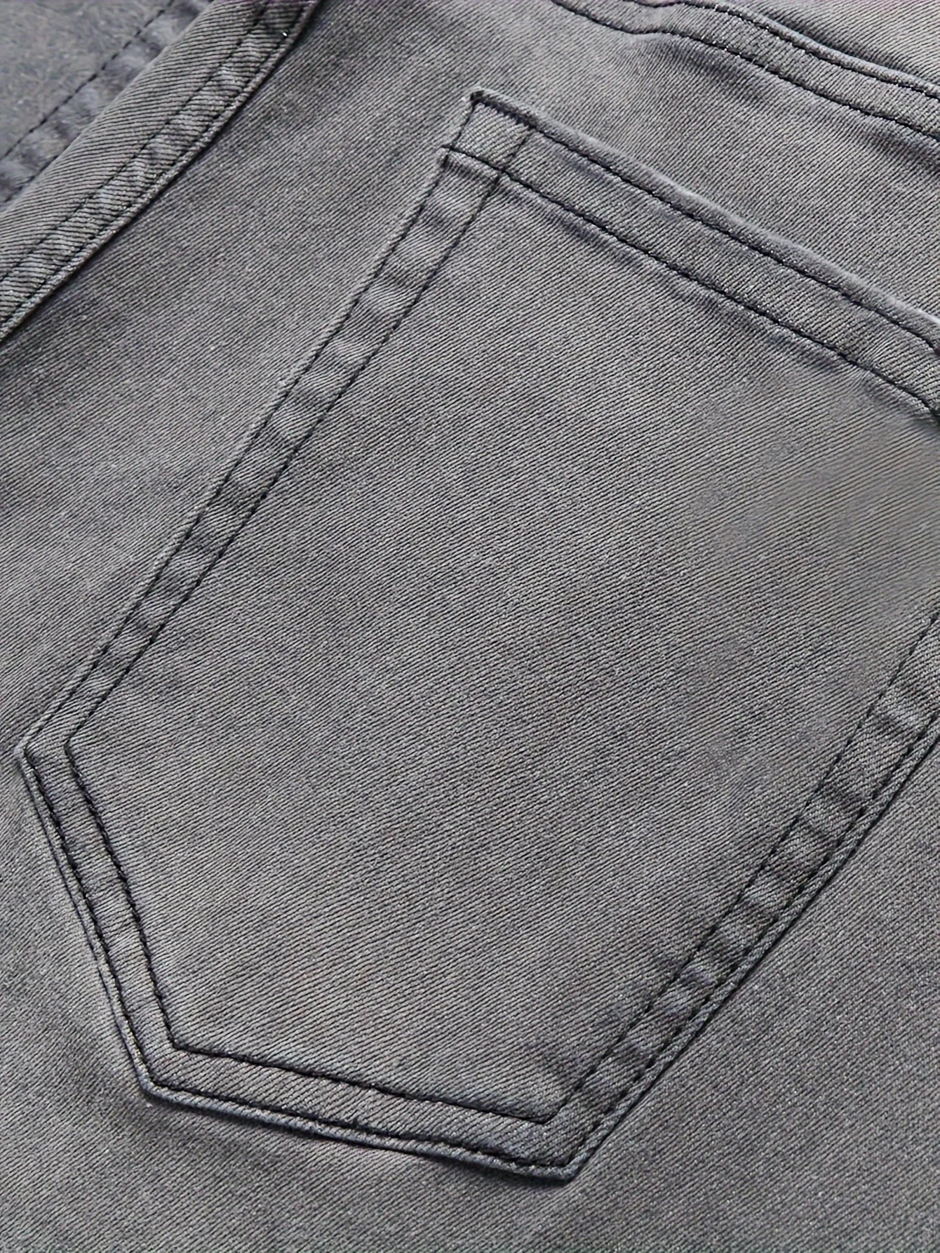Men's Distressed Grey Jeans | Street Style Slim - Fit Ripped Denim Pants | Trendy Casual Trousers for Daily & Hip - Hop Looks