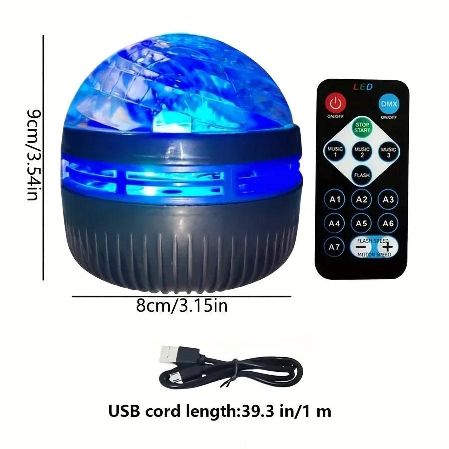Proyector LED Cielo Estrellado con Aurora Boreal y Control Remoto