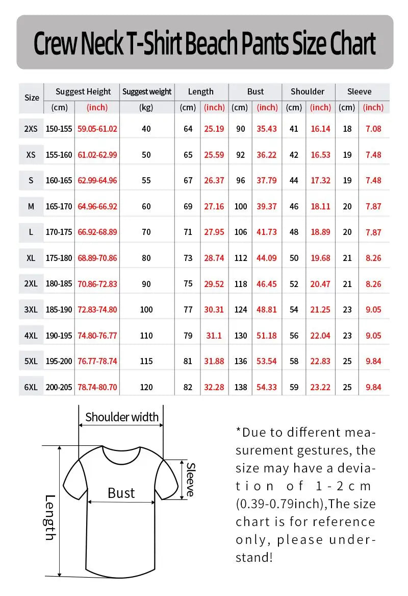 2024 New Anime Monster In Panic Pattern Men's Novelty 3d Short Sleeve Crew Neck Oversize Tshirt Summer Outdoor Tee Tops Clothing