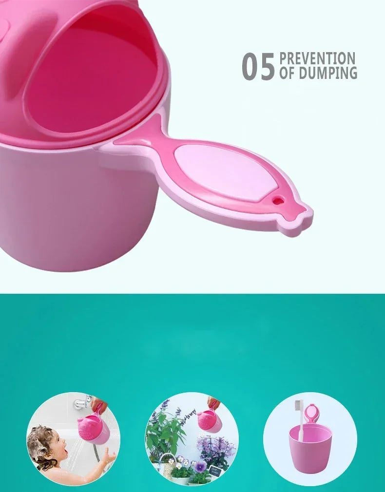 Baby Shampoo Rinse Cup – Eye Protection Bath Tool for Kids & Toddlers
