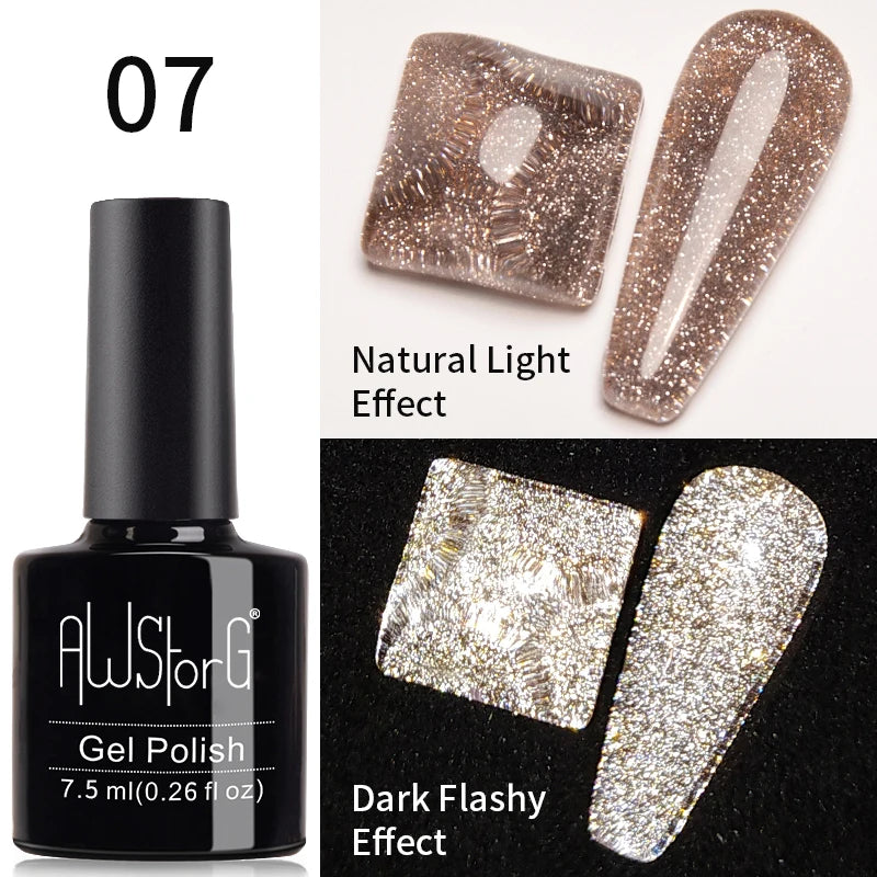 AWStorG 15ML Nail Tips Glue Gel For Falses Nail Tips Fast Extension 3 IN 1 Function Nails Art Transparent Gel Polish Soak Off UV