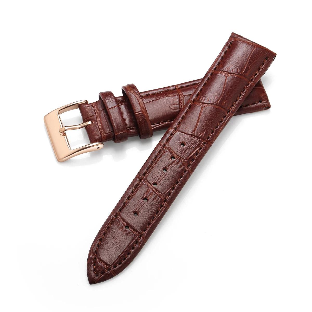 Premium Genuine Leather Watch Band – Multi-Size Wrist Strap