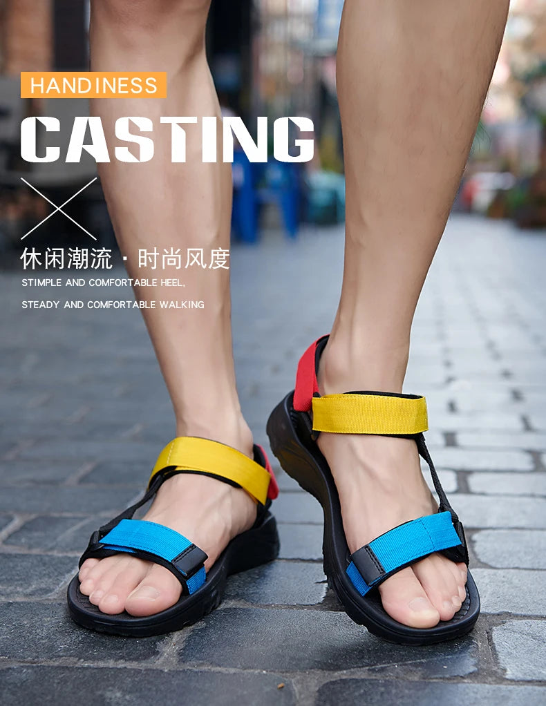 Men Sandals EVA Light Soft 2024 New Summer Casual Shoes Men Water Shoes Beach Sandals Men Couple Shoes Slippers Women Sandals
