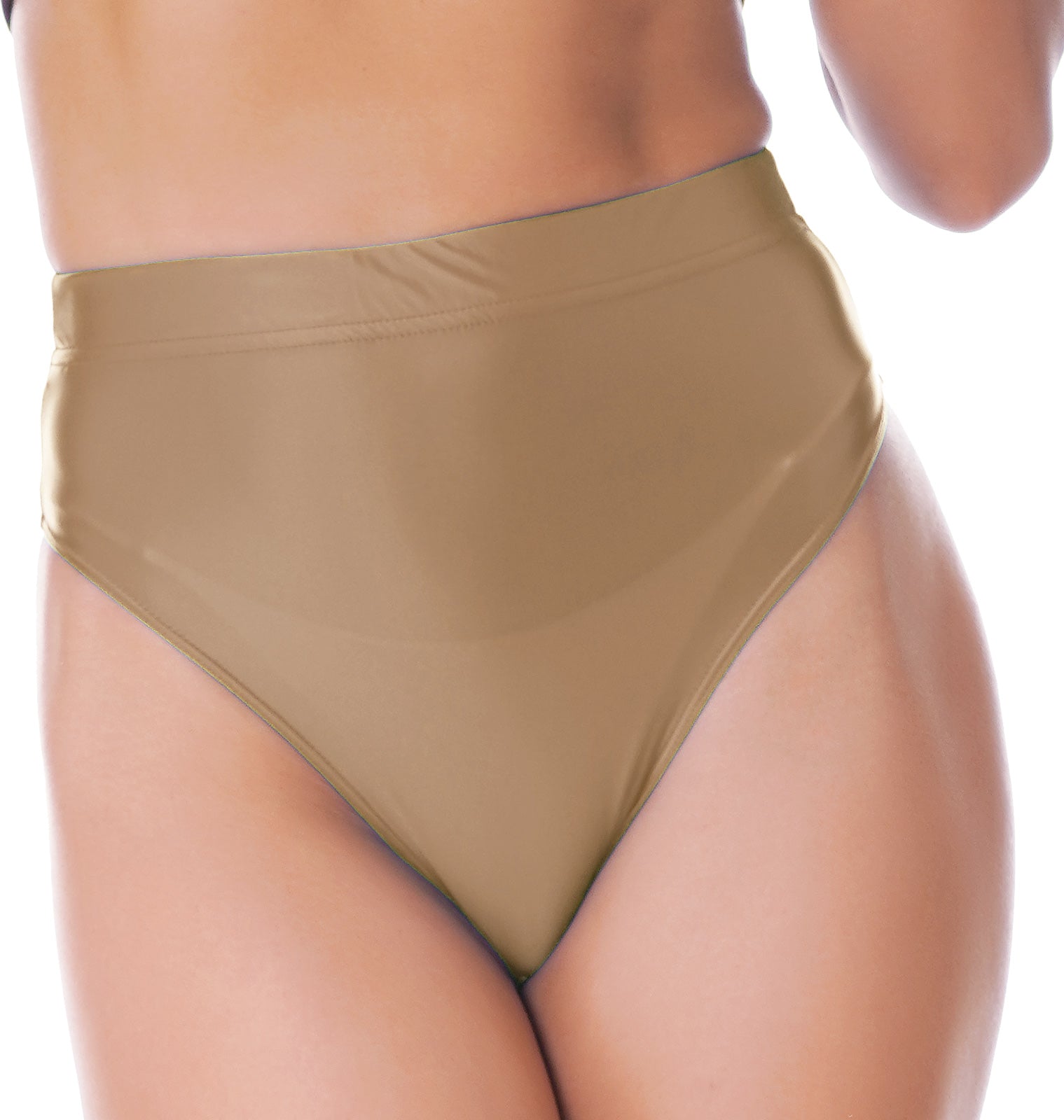 Elegant Women's Panties Glossy Breathable Underwear Sexy Lingerie High Waist Briefs Satin Underpants Knickers Swimsuit Bottoms