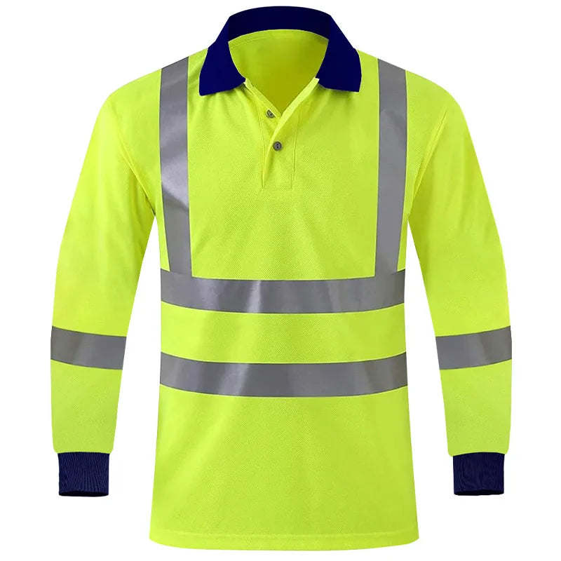 Safety Reflective T shirts High quality Working T-shirt with Reflection Tapes Road Construction Security Tops