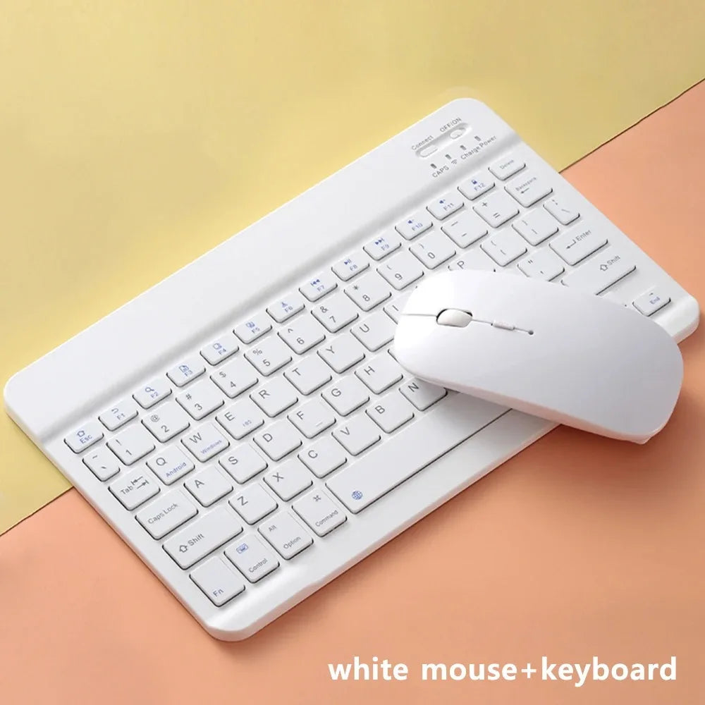 Wireless Bluetooth Keyboard & Mouse Combo – Compatible with iOS, Android, Windows & iPad