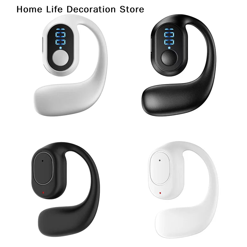 Wireless Bluetooth Headphones With Digital Display With Microphone Handsfree Noise Canceling Earphones For Driving Audifonos﻿