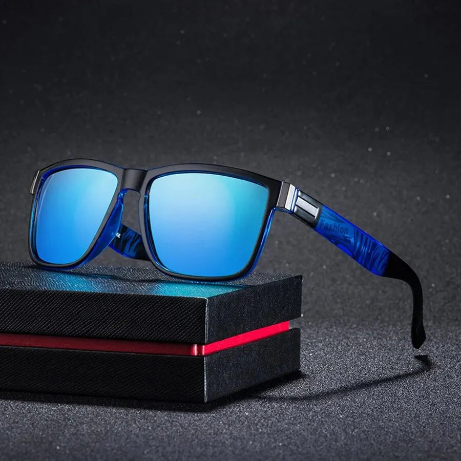 Fashionable Men Women Sunglasses Luxury Brand Designer Sun Glasses Vintage Square Driving Fishing Man Eyewear