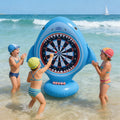 Juego de agua de mesa de dardos inflable, flotador de piscina, actividades al aire libre en la playa, regalo fresco de fiesta de