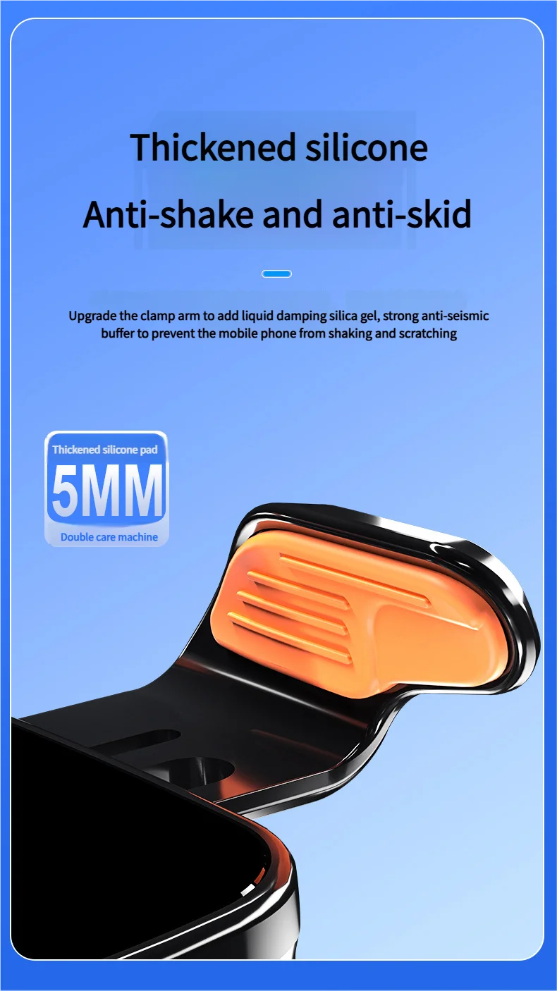 Smart Induction Car Phone Holder 15W Fast Charging Suitable For Dashboard Windshield Air Outlet Universal Automotive Supplies