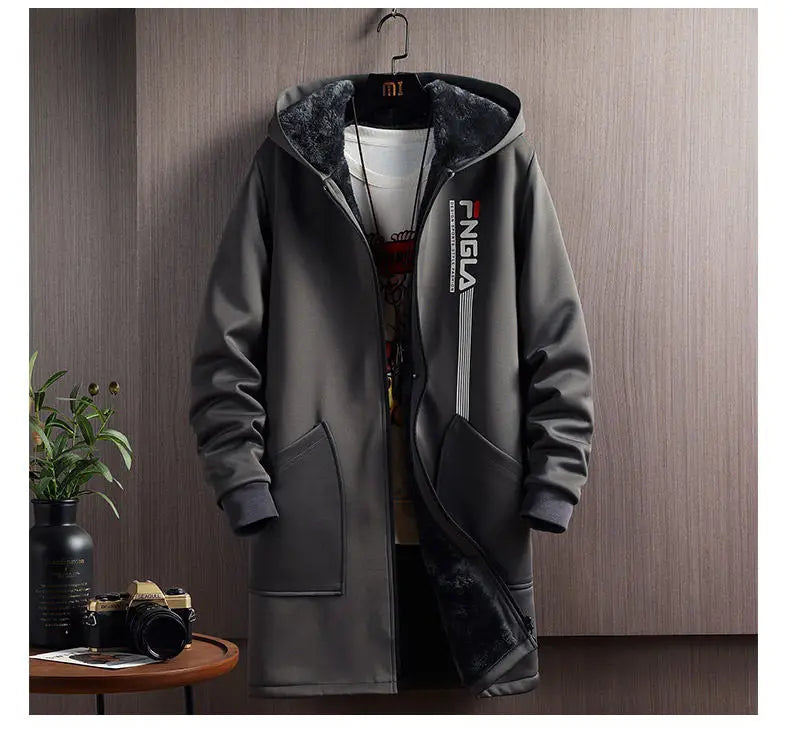 2025 new arrival winter coat mens high quality trench coat men,autumn men's casual jackets fashion trench coat,size M-5XL FY097
