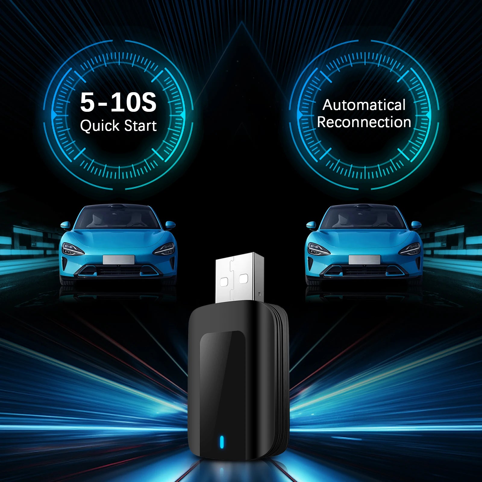 Ezonetronics Wireless CarPlay android auto adapter for factory wired car, wireless CarPlay & Android auto 2 in 1