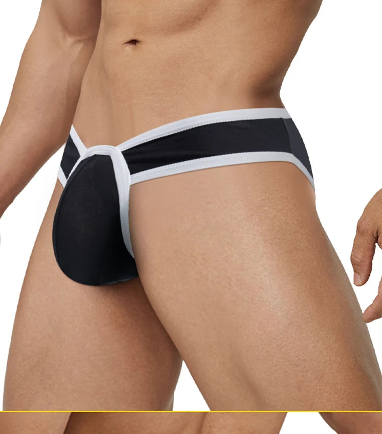 Men Modal 3D Pouch Briefs Athletic Sports Male Breathable Skin-friendly Soft Underwear High Stretch Underpants for Daily Wear