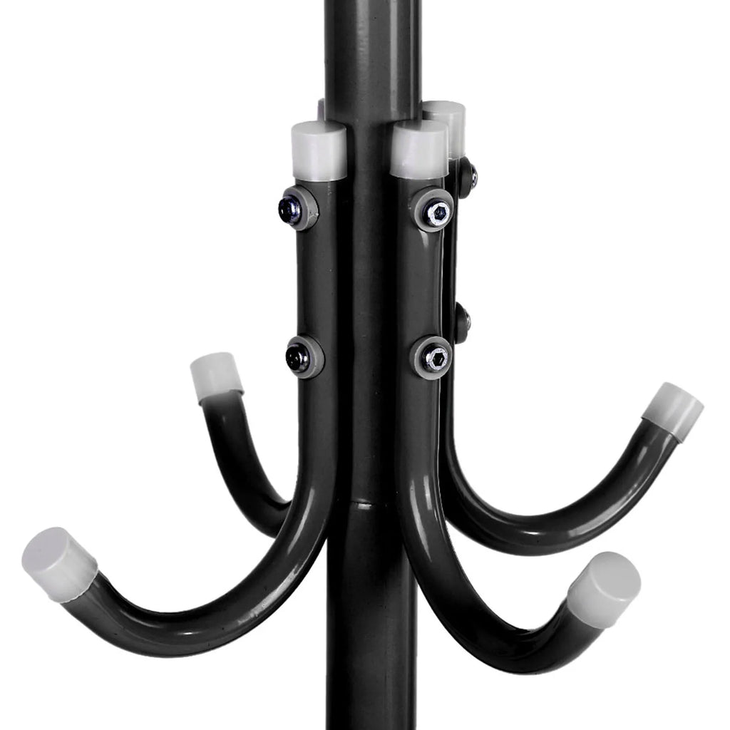 Clothes and Hats Rack Metal Multi Hooks Mobile and Convenient Coat Rack for Home Living Room Hangers Clothes Rack Stand