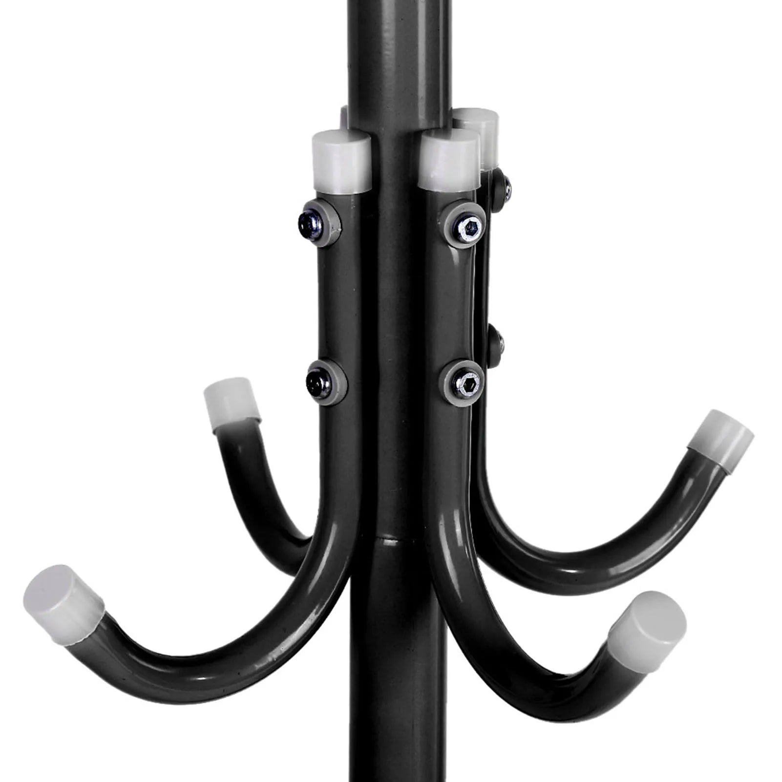 Clothes and Hats Rack Metal Multi Hooks Mobile and Convenient Coat Rack for Home Living Room Hangers Clothes Rack Stand
